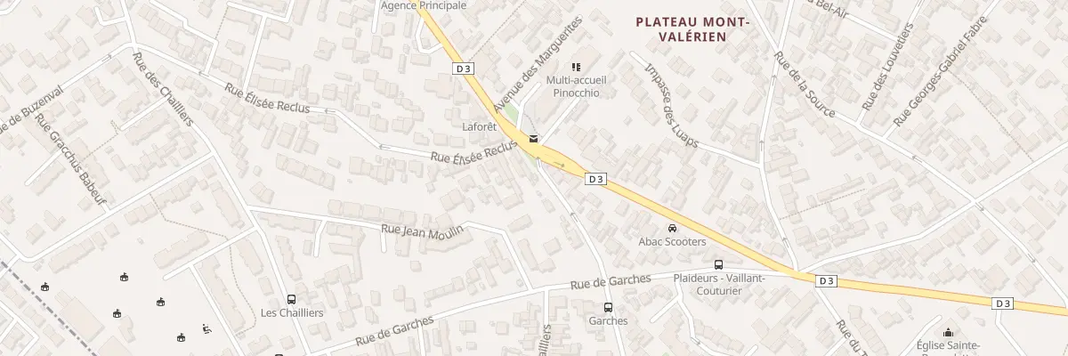Plan du 4 Rue du Calvaire à Nanterre