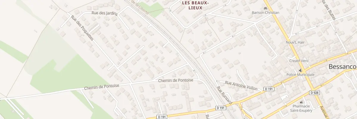 Plan du 2B Rue de la Pointe à Bessancourt