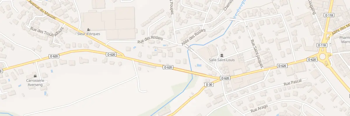 Plan du 8 Rue des Rosiers à Limoux