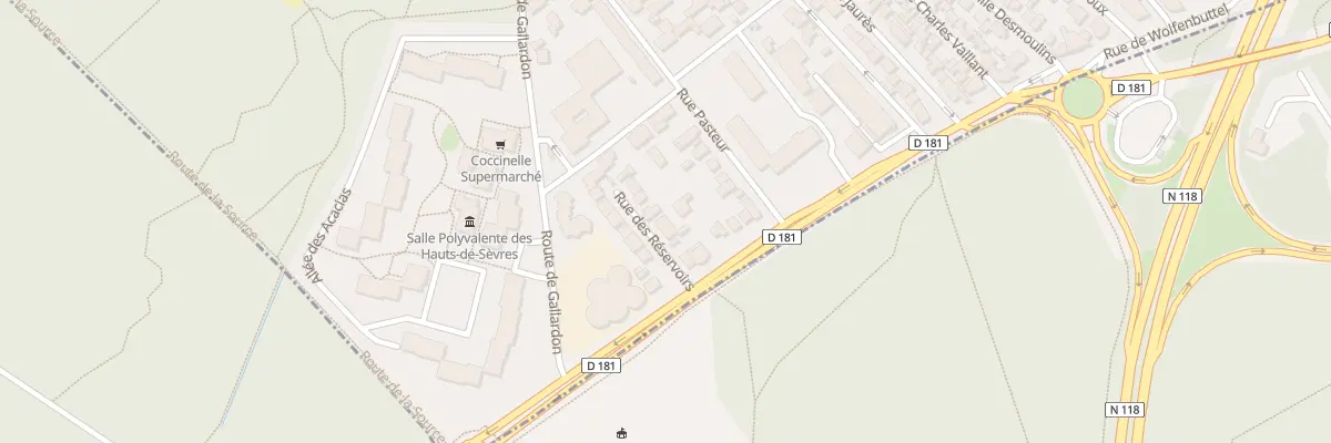Plan du 4B Rue des Réservoirs à Sèvres