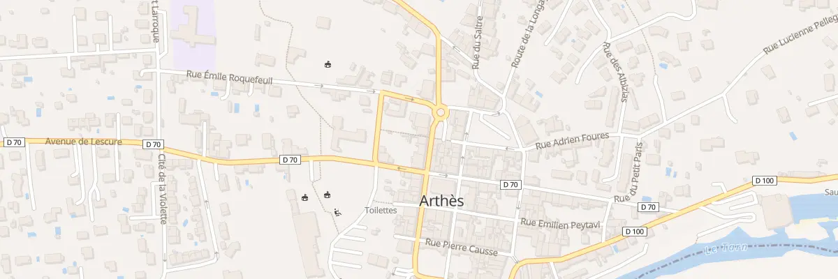 Plan du 31 Av Marcel Bonafé à Arthès