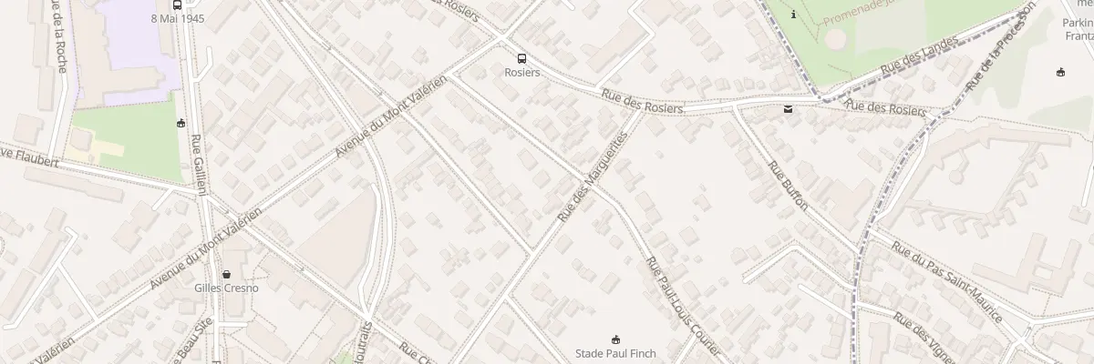 Plan du 24 Rue Paul-Louis Courier à Rueil-Malmaison