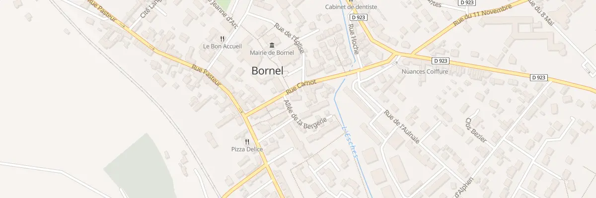 Plan du 7 Rue Carnot à Bornel
