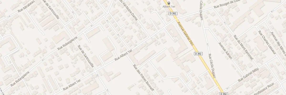 Plan du 21B Rue Albert 1er à Bezons