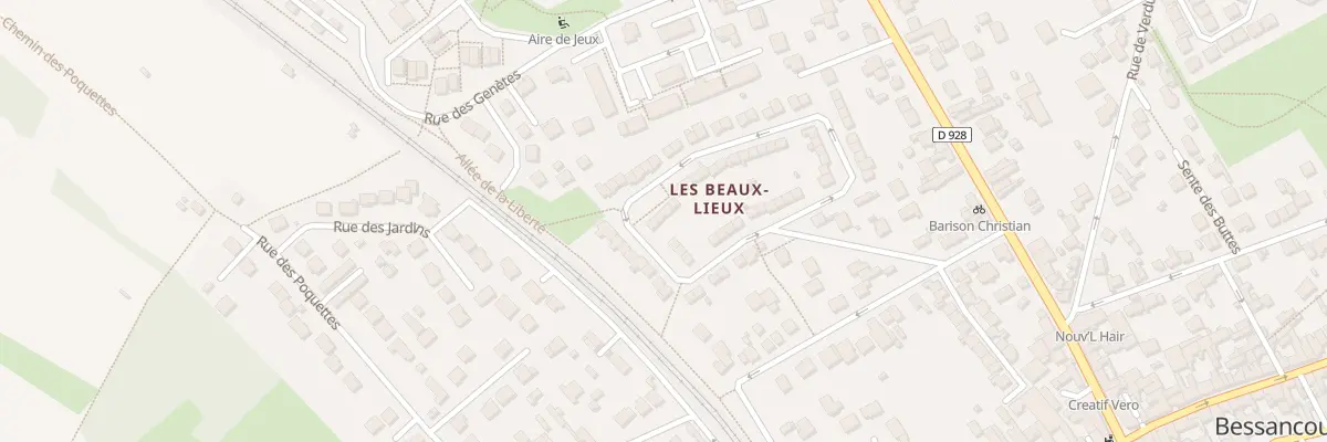 Plan du 18 Res les Beaux Lieux à Bessancourt