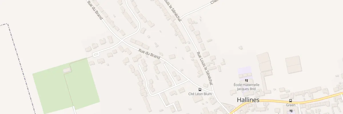 Plan du 6 Rue du Brand à Hallines