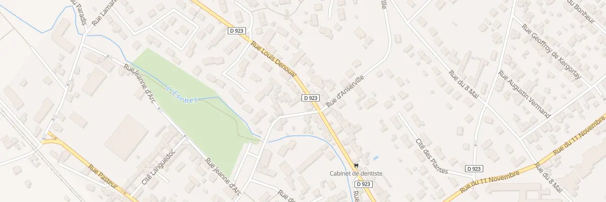 Plan du 22 Rue Louis Denoual à Bornel