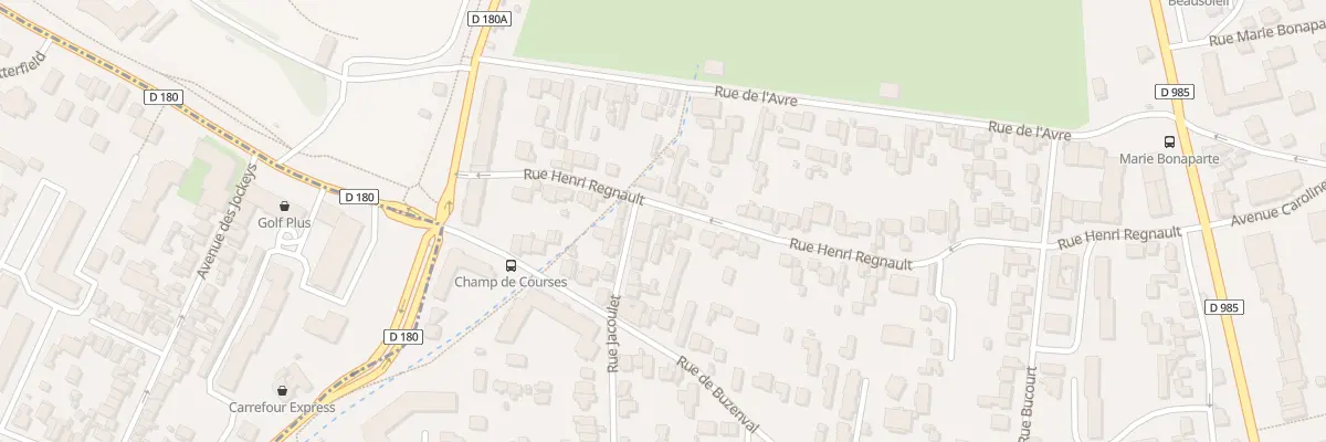 Plan du 67 Rue Henri Regnault à Saint-Cloud