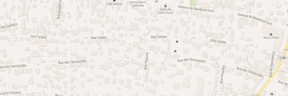 Plan du 56 Rue des Tennerolles à Saint-Cloud
