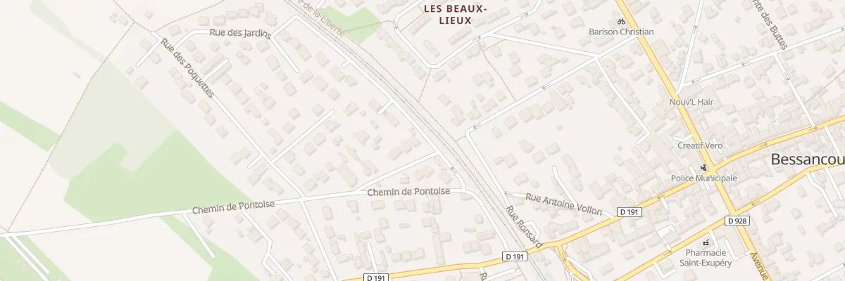 Plan du 2 Rue de la Pointe à Bessancourt