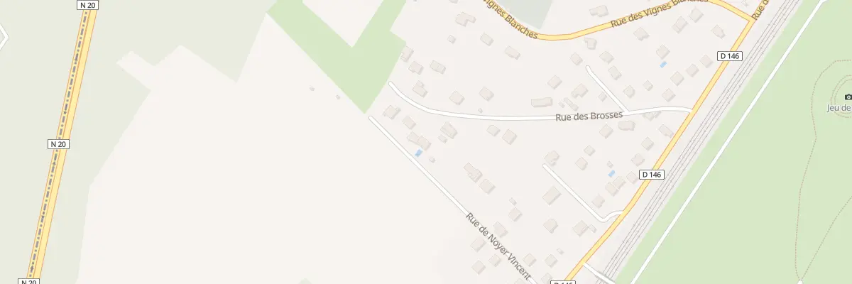 Plan du 25 Rue des Brosses à Chamarande