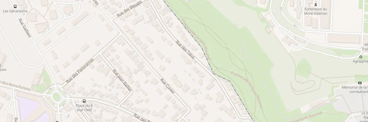 Plan du 72 Rue des Talus à Rueil-Malmaison