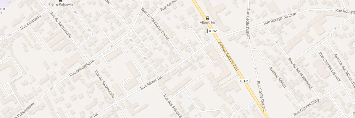 Plan du 18 Rue Albert 1er à Bezons