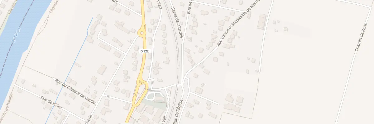 Plan du 3 Rue de la Croix Jean Marin à Mériel
