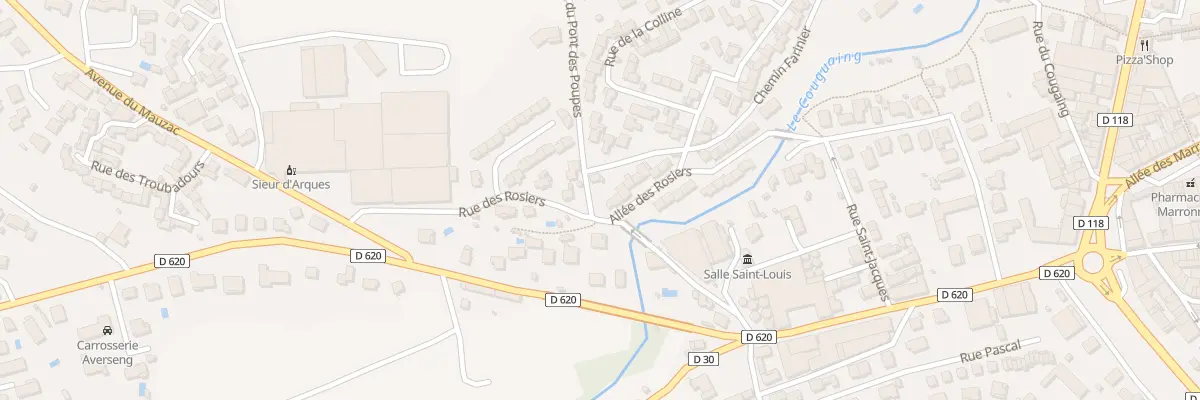 Plan du 9B Rue des Rosiers à Limoux