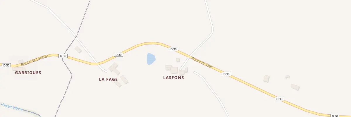 Plan du 75 Rte de l’Ail à Montfa