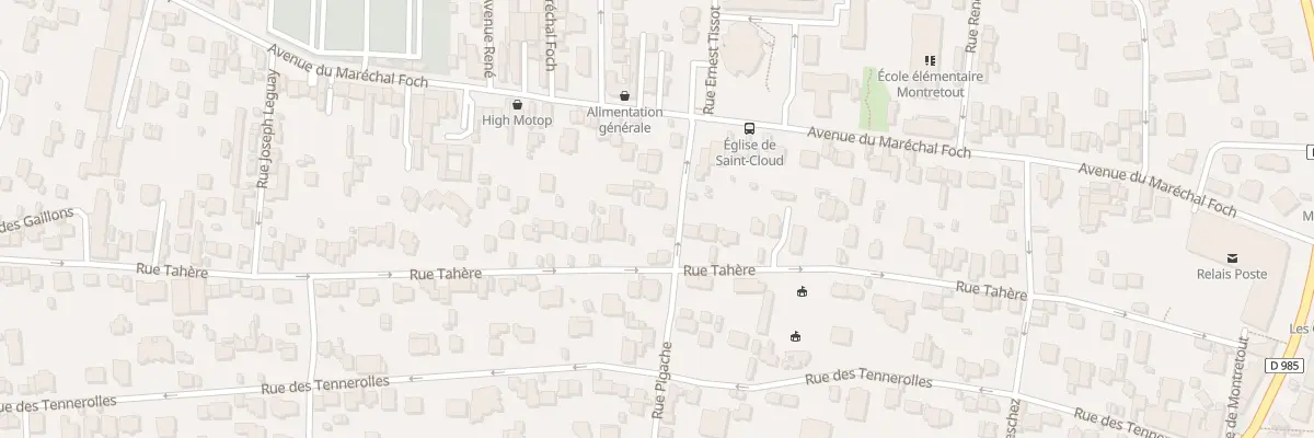 Plan du 56 Rue Tahere à Saint-Cloud