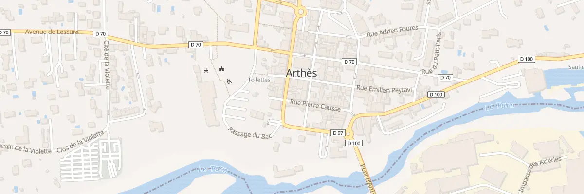 Plan du 10 Av Marcel Bonafé à Arthès