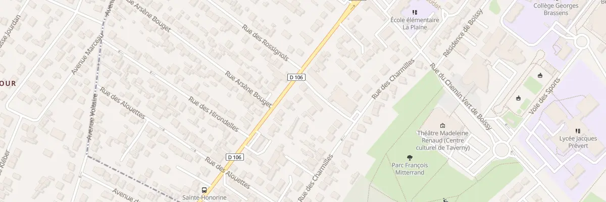 Plan du 187 Rue d’Herblay à Taverny