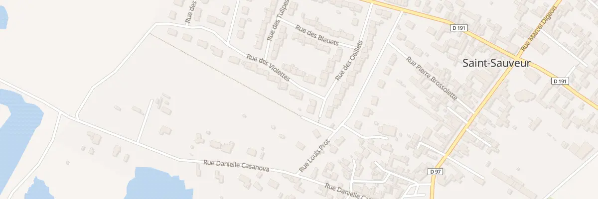 Plan du 451 Rue des Violettes à Saint-Sauveur