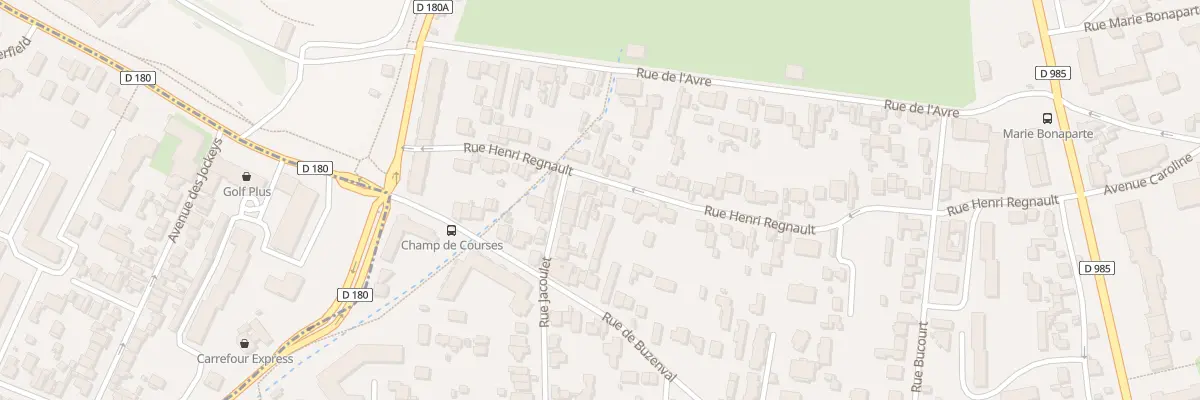 Plan du 63 Rue Henri Regnault à Saint-Cloud
