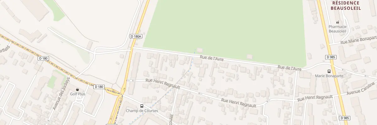 Plan du 59 Rue de l’Avre à Saint-Cloud