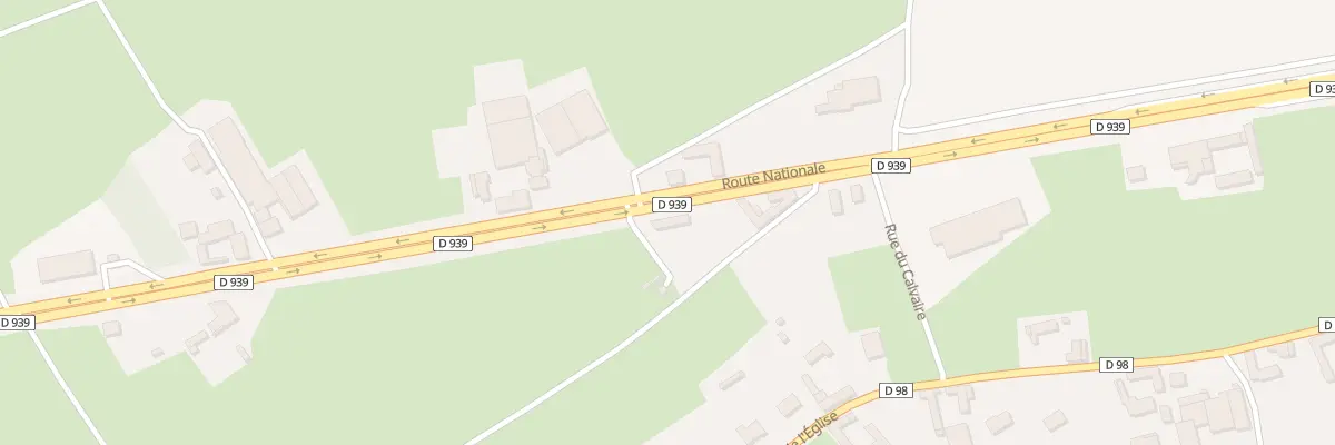 Plan du 15 Rte Nationale à Humières