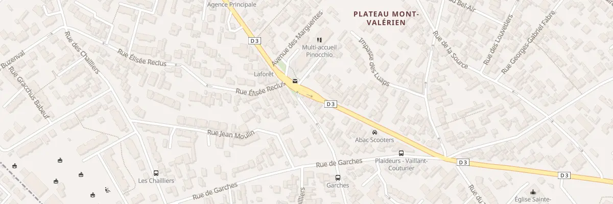 Plan du 204B Rue Paul Vaillant-Couturier à Nanterre