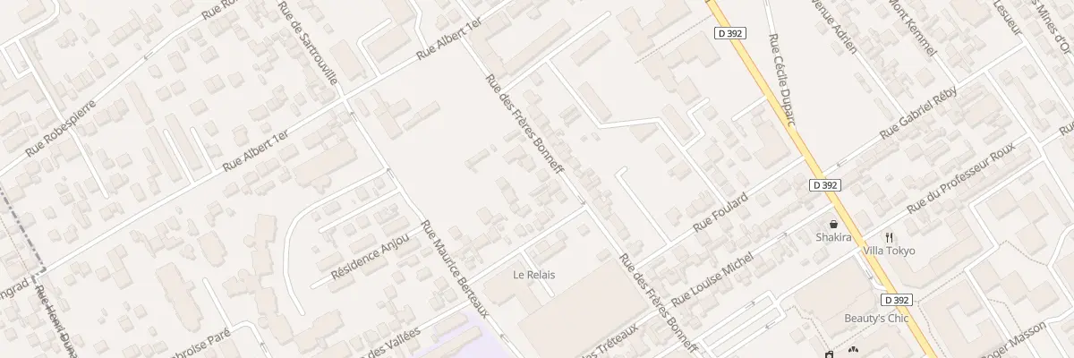 Plan du 109 Rue des Frères Bonneff à Bezons
