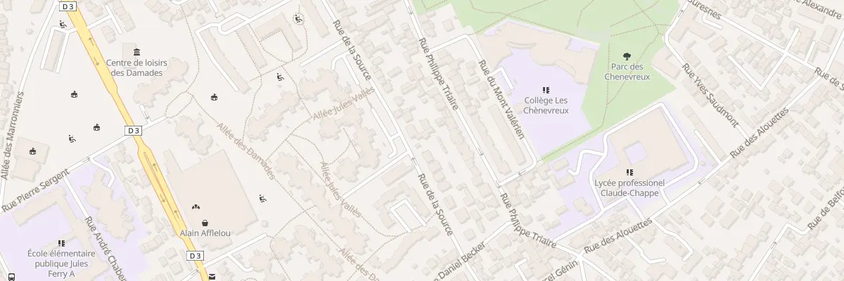 Plan du 79 Rue de la Source à Nanterre