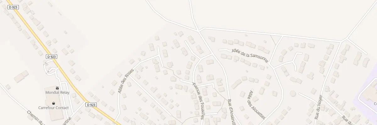Plan du 4 Av des Fouaches à Bornel