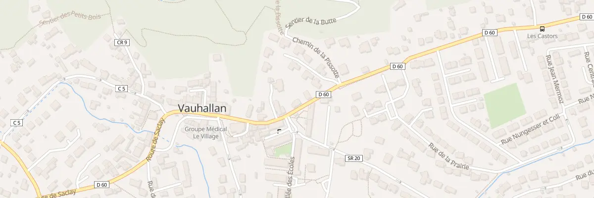 Plan du 15 Gr Grande Rue 8 Mai 1945 à Vauhallan