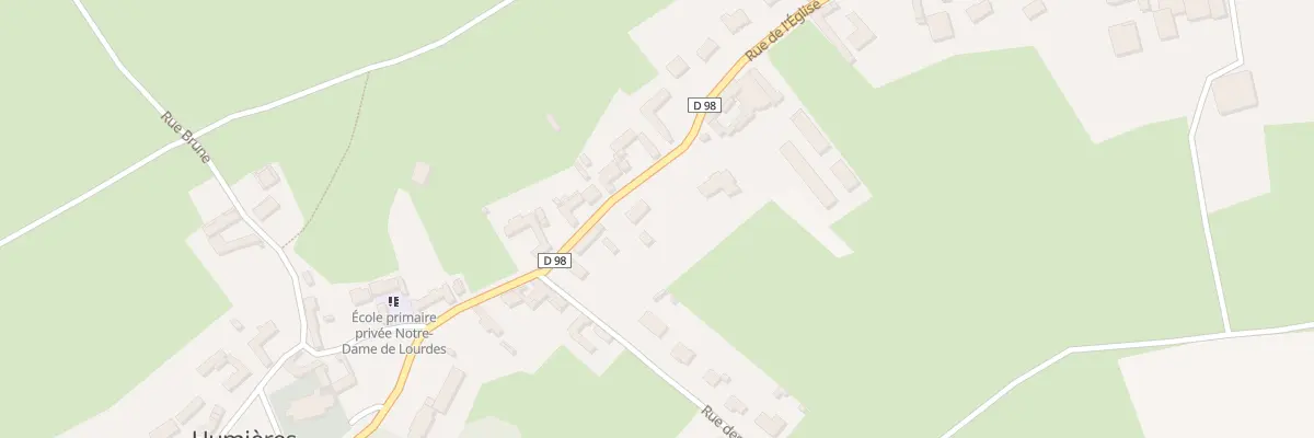 Plan du 14 Rue de l’Eglise à Humières