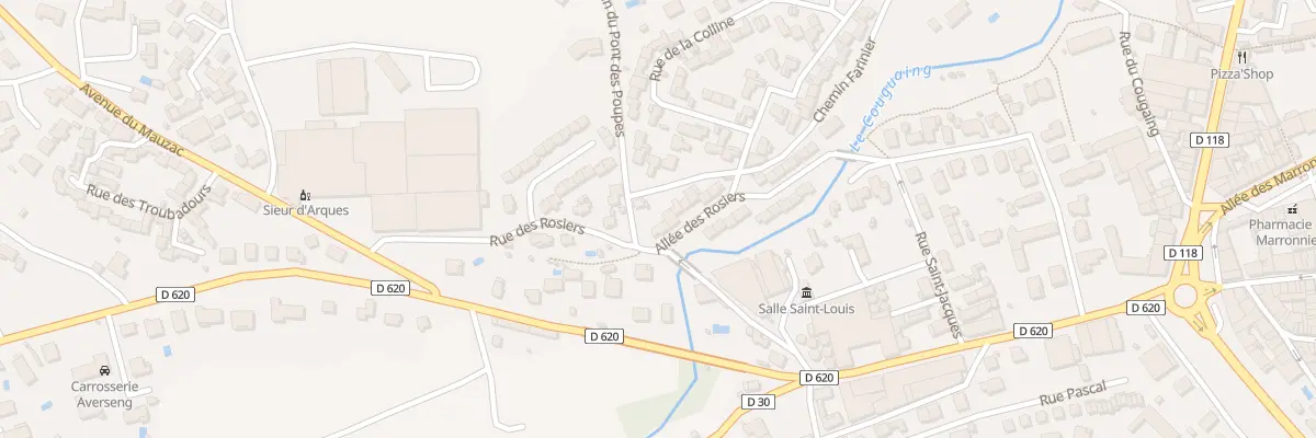 Plan du 11 Rue des Rosiers à Limoux