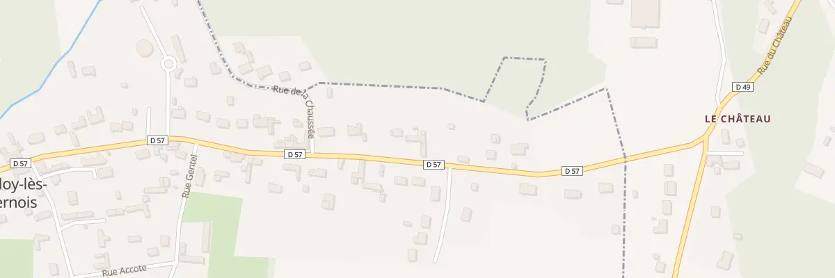 Plan du 35 Rue du Bout de la Ville à Halloy-lès-Pernois