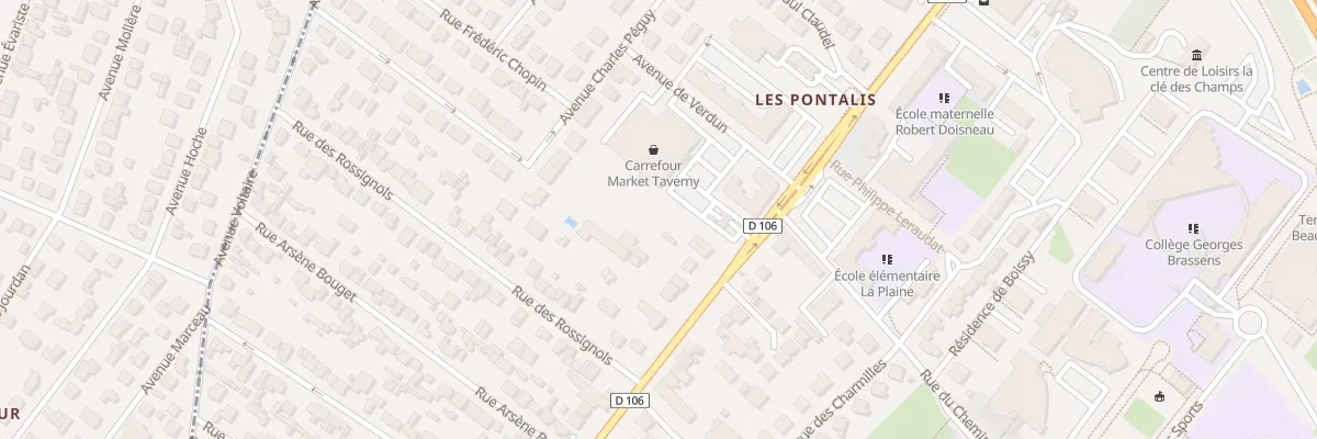 Plan du 184 Rue d’Herblay à Taverny