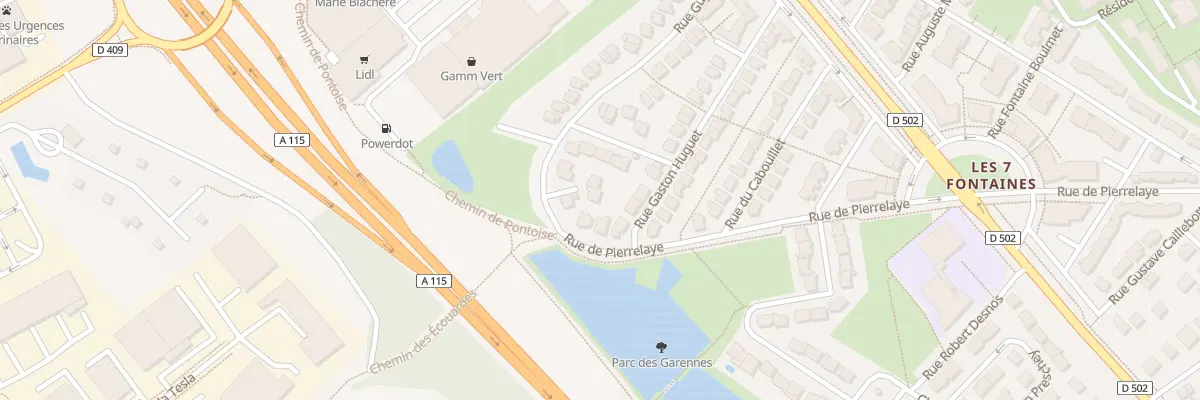 Plan du 92 Rue de Pierrelaye à Taverny