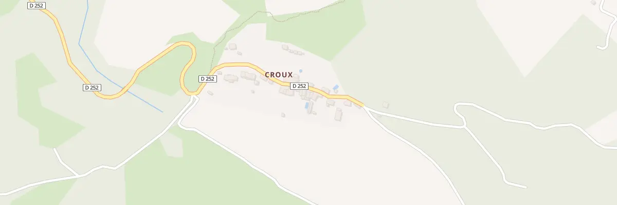 Plan du 104 Croux à Antugnac