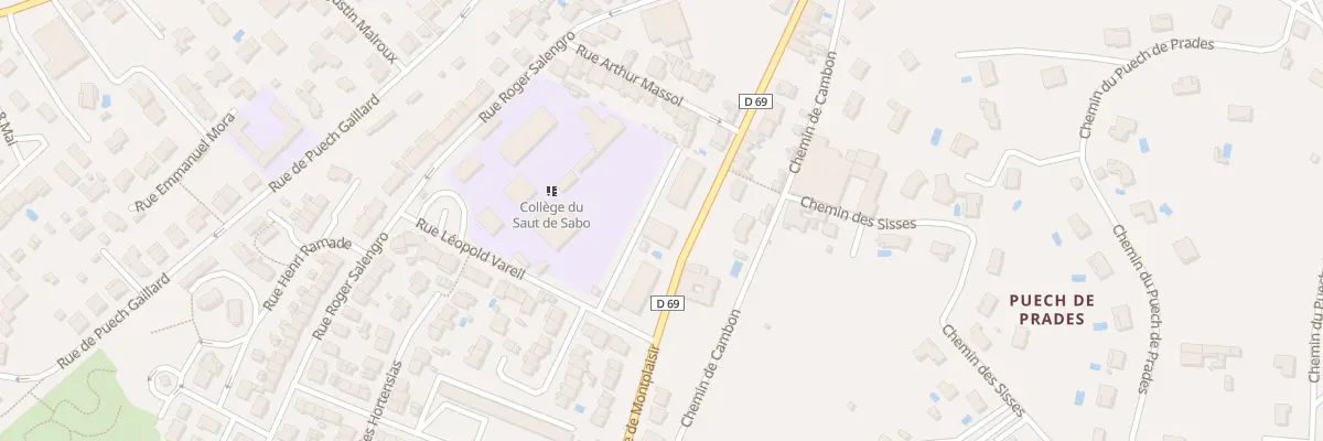 Plan du 1 Rue Léopold Vareil à Saint-Juéry