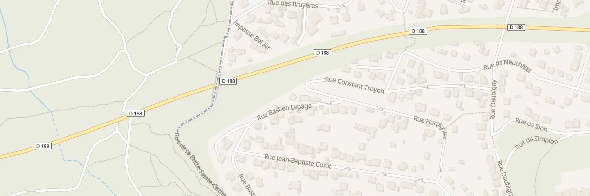Plan du 6 Rue Bastien Lepage à Villebon-sur-Yvette