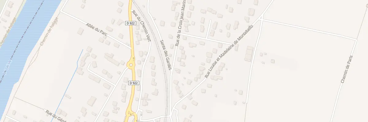 Plan du 19 Rue de la Croix Jean Marin à Mériel