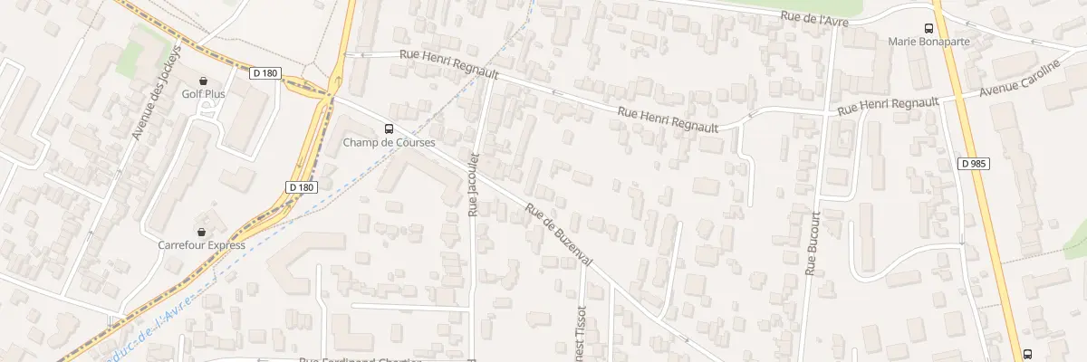 Plan du 76 Rue de Buzenval à Saint-Cloud