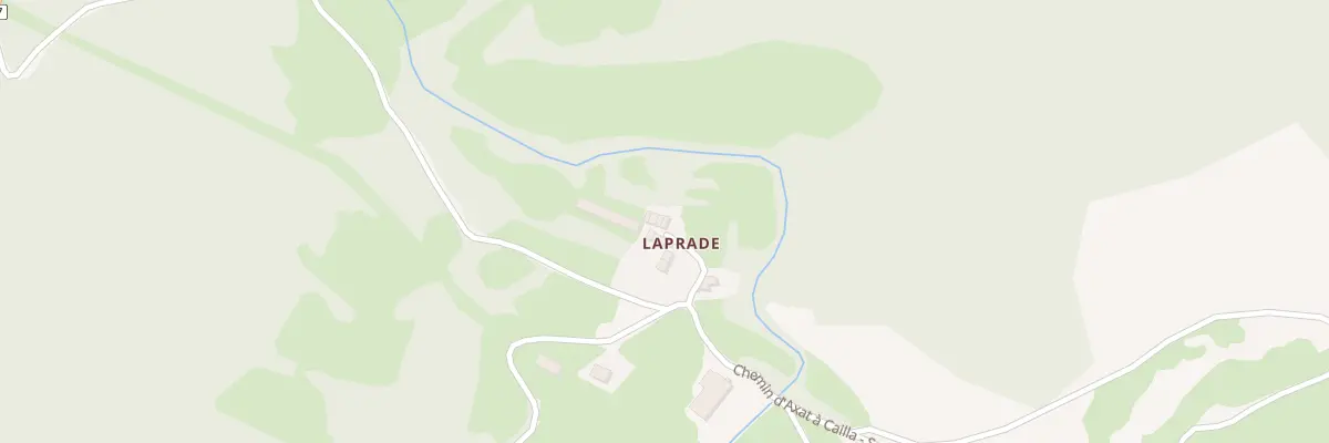 Plan du 24 Hameau de Laprade à Cailla