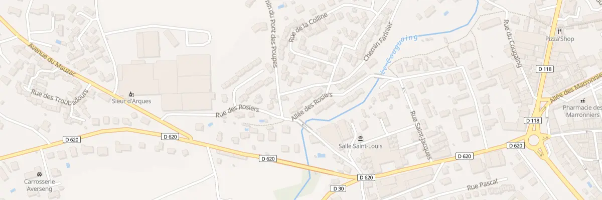 Plan du 15 Rue des Rosiers à Limoux