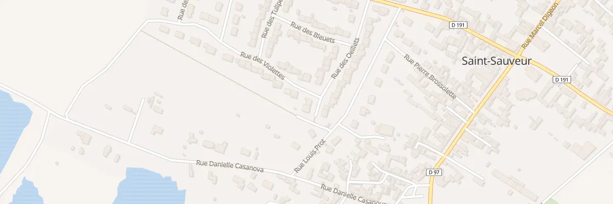 Plan du 420 Rue des Oeillets à Saint-Sauveur