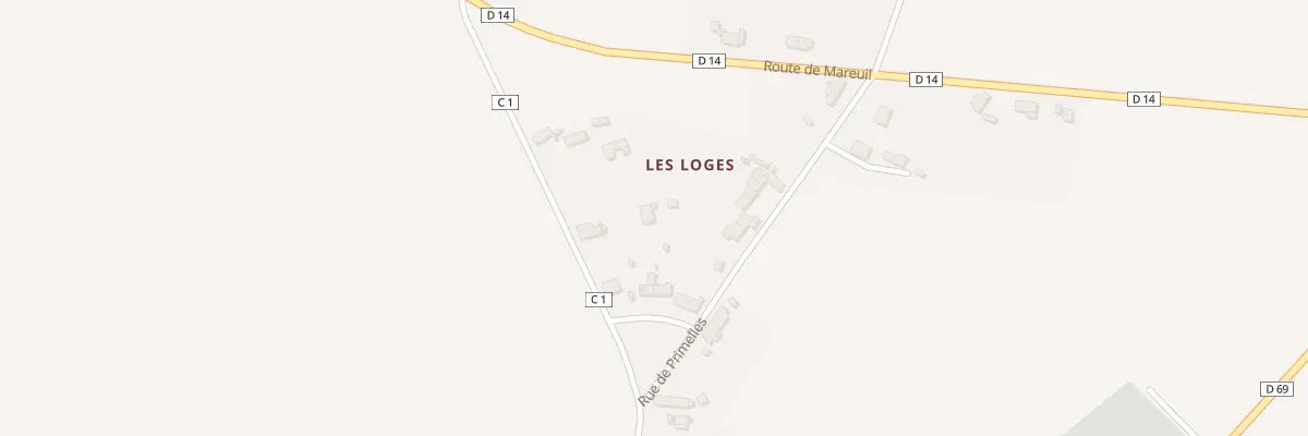 Plan du 16 Rue des Loges à Saint-Baudel