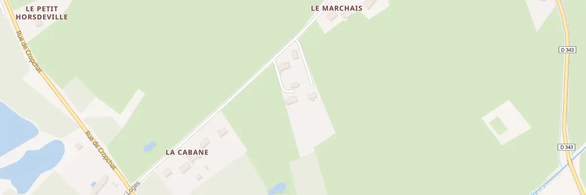 Plan du 33 Rte de Fay-aux-Loges à Ingrannes