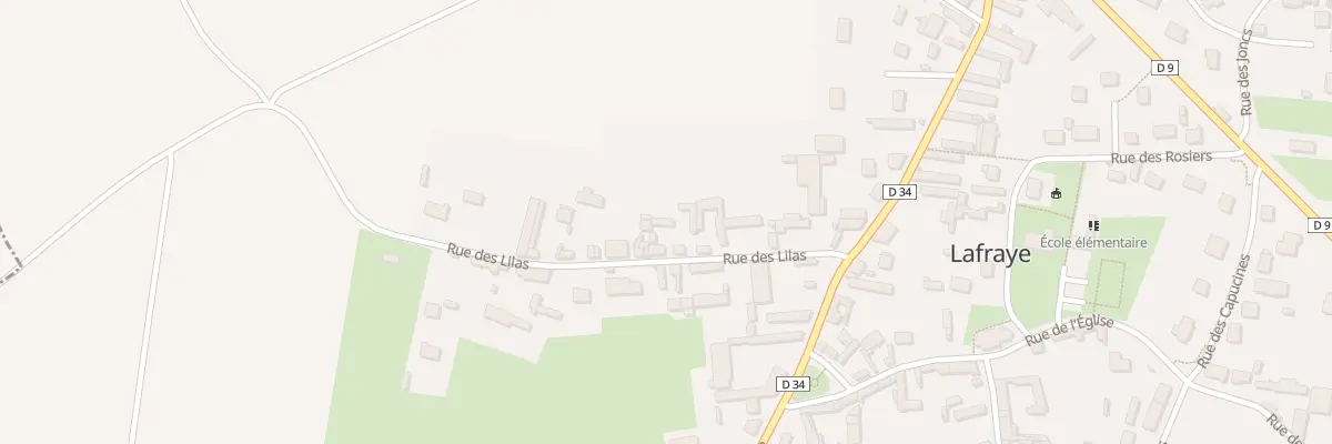 Plan du 14 Rue des Lilas à Lafraye