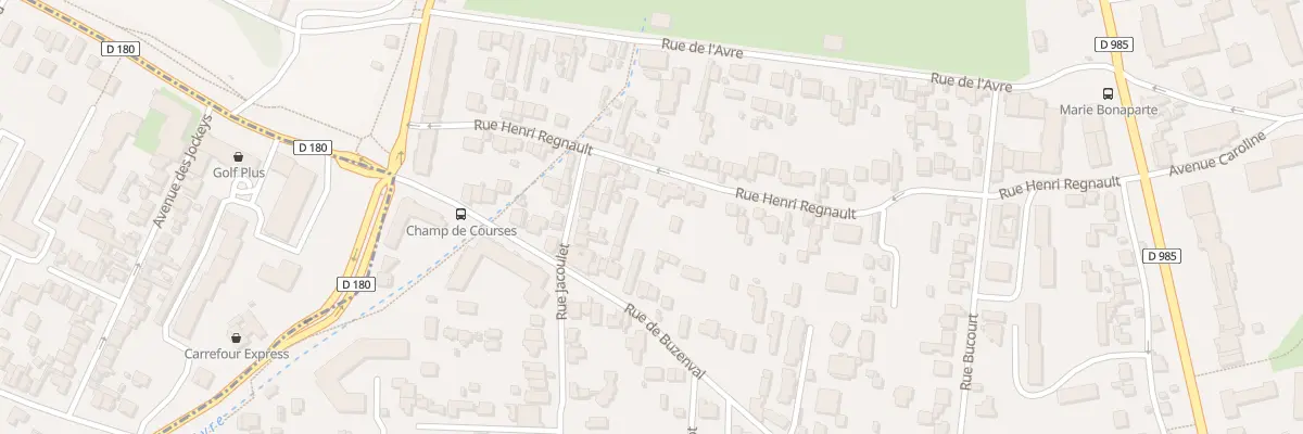 Plan du 59 Rue Henri Regnault à Saint-Cloud