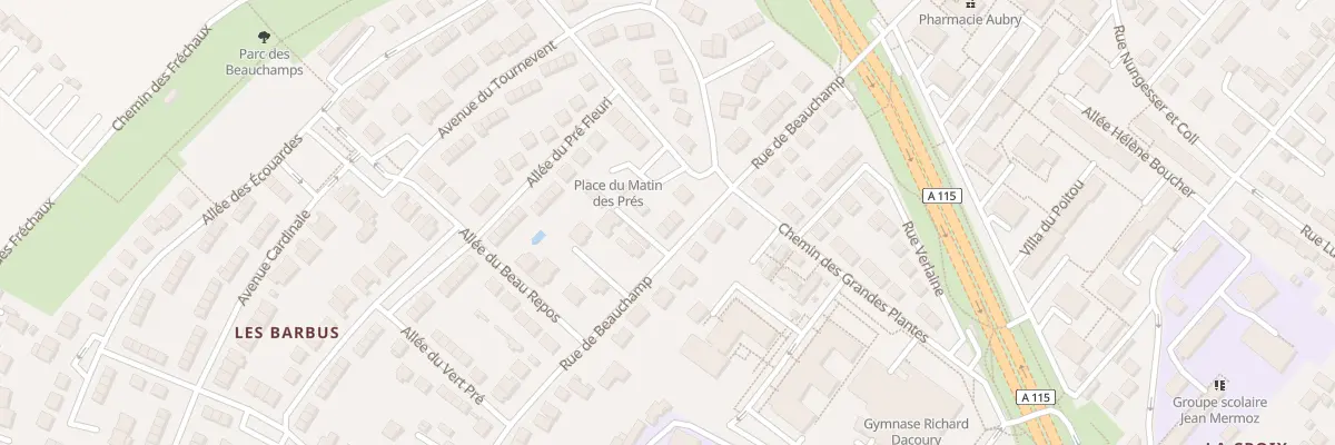 Plan du 154B Rue de Beauchamp à Taverny